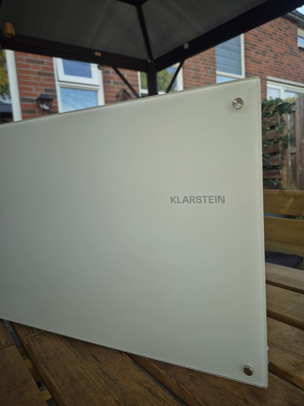 Klarstein glazen paneelverwarming 2000W, Ophalen, Gebruikt, 800 watt of meer, Kachel