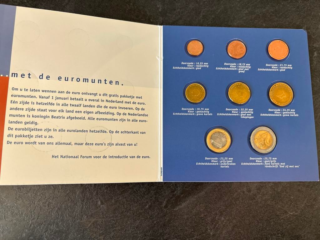 Euro introductie set Nederland 2002, Postzegels en Munten, Munten | Europa | Euromunten, Ophalen of Verzenden, Overige landen