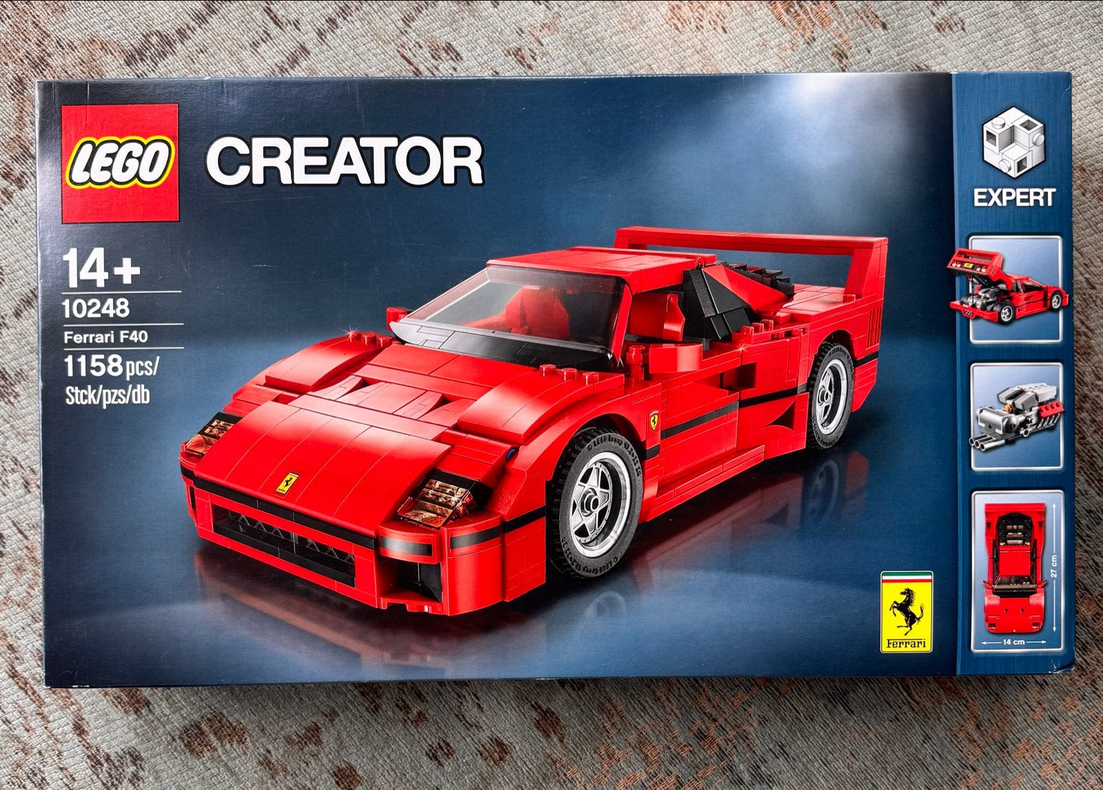 LEGO Creator Expert Ferrari F40 (10248) - Nieuw in doos, Lego, Nieuw, Ophalen of Verzenden, Ongeopend/sealed