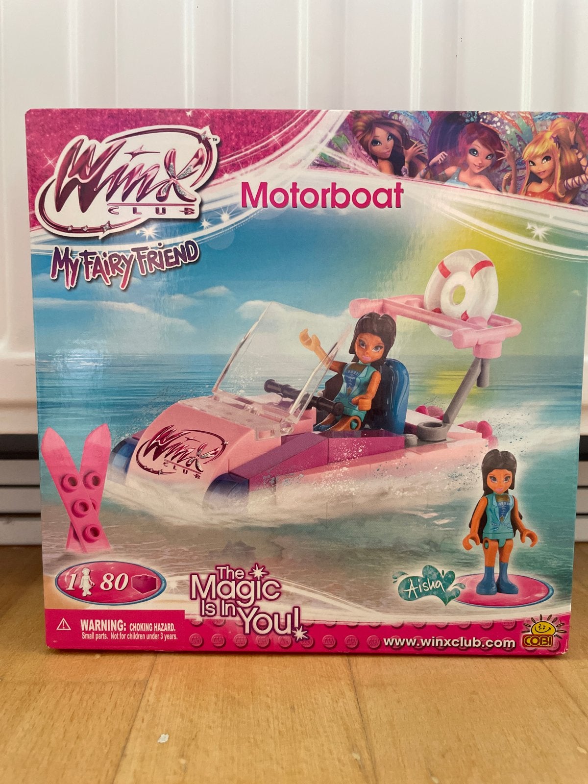 Winx Club Motorboot Aisha - Bouwset (Cobi, lijkt op Lego), Ophalen of Verzenden, Zo goed als nieuw, Overige merken