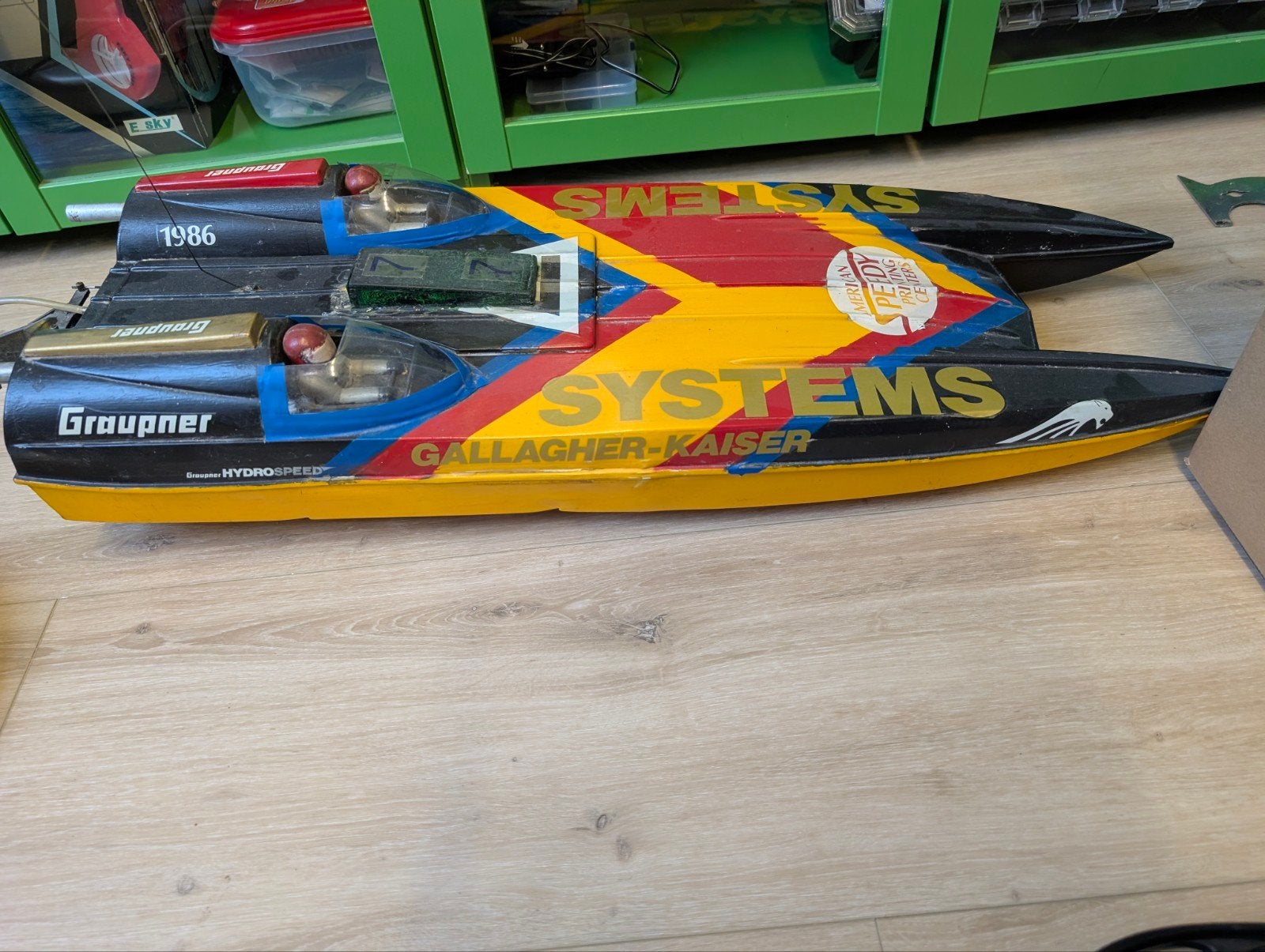 Graupner Hydrospeed RC Raceboot - Vintage Modelboot, Hobby en Vrije tijd, Ophalen