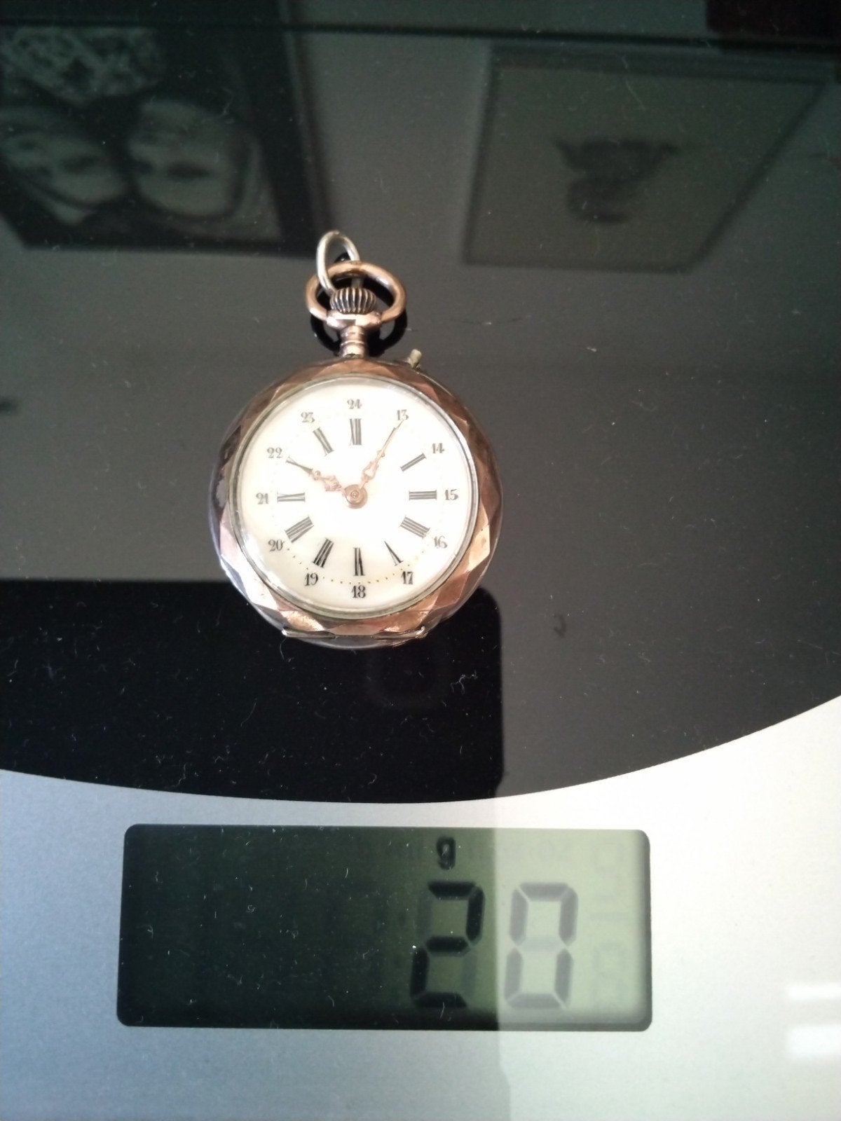 Antiek zilveren dames horloge met vergulde randafwerking, Ophalen of Verzenden, Zilver, Overige merken