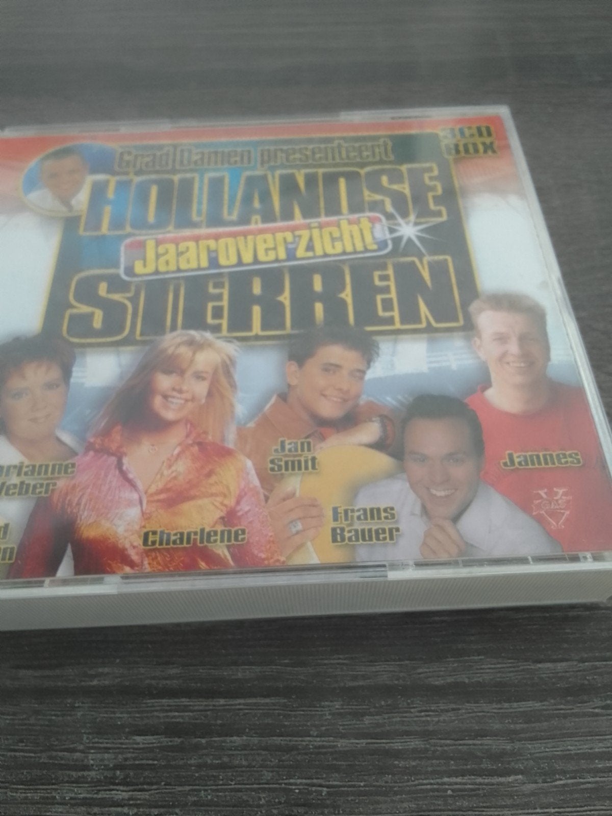 Grad Damen presenteert Hollandse Jaaroverzicht Sterren 3CD, Ophalen, Gebruikt, Boxset, Levenslied of Smartlap