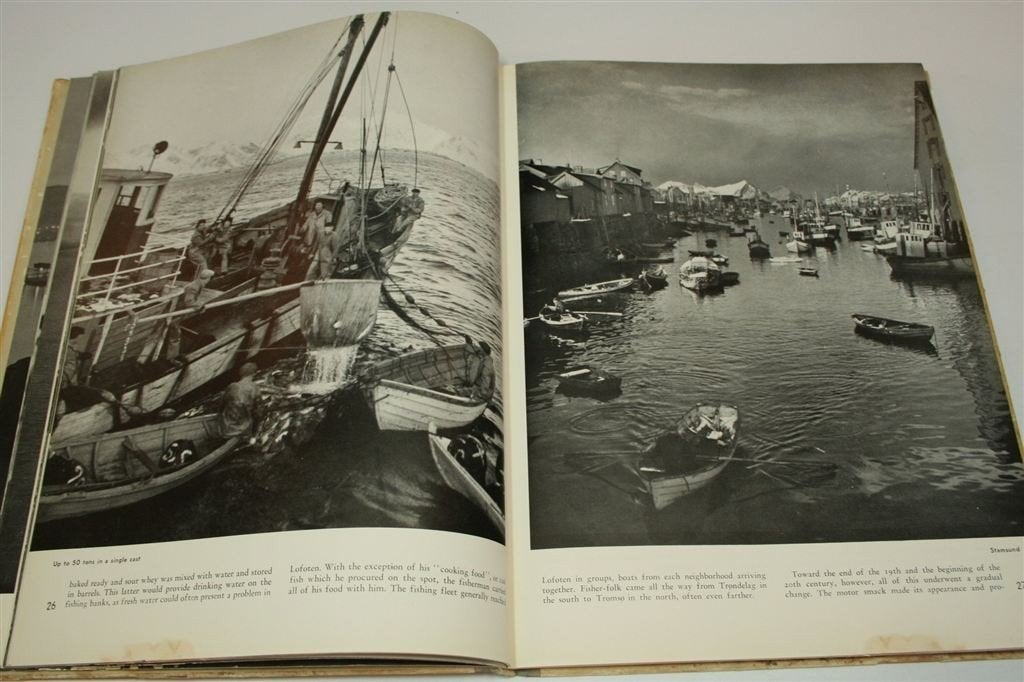Noorwegen Vintage Fotoboek 1951 — Zeldzaam [EN], Ophalen of Verzenden, Gelezen, Fotografen