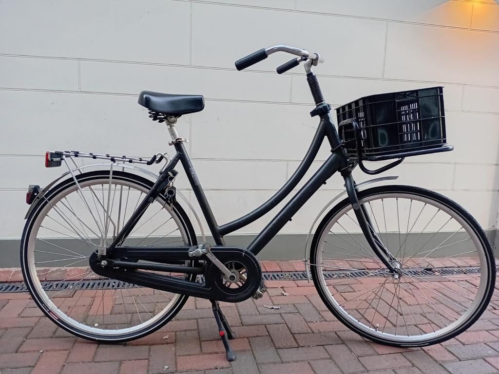 Stadsfiets met mandje - Ideaal voor dagelijks gebruik, Fietsen en Brommers, Fietsen | Dames | Damesfietsen, Overige merken, Terugtraprem