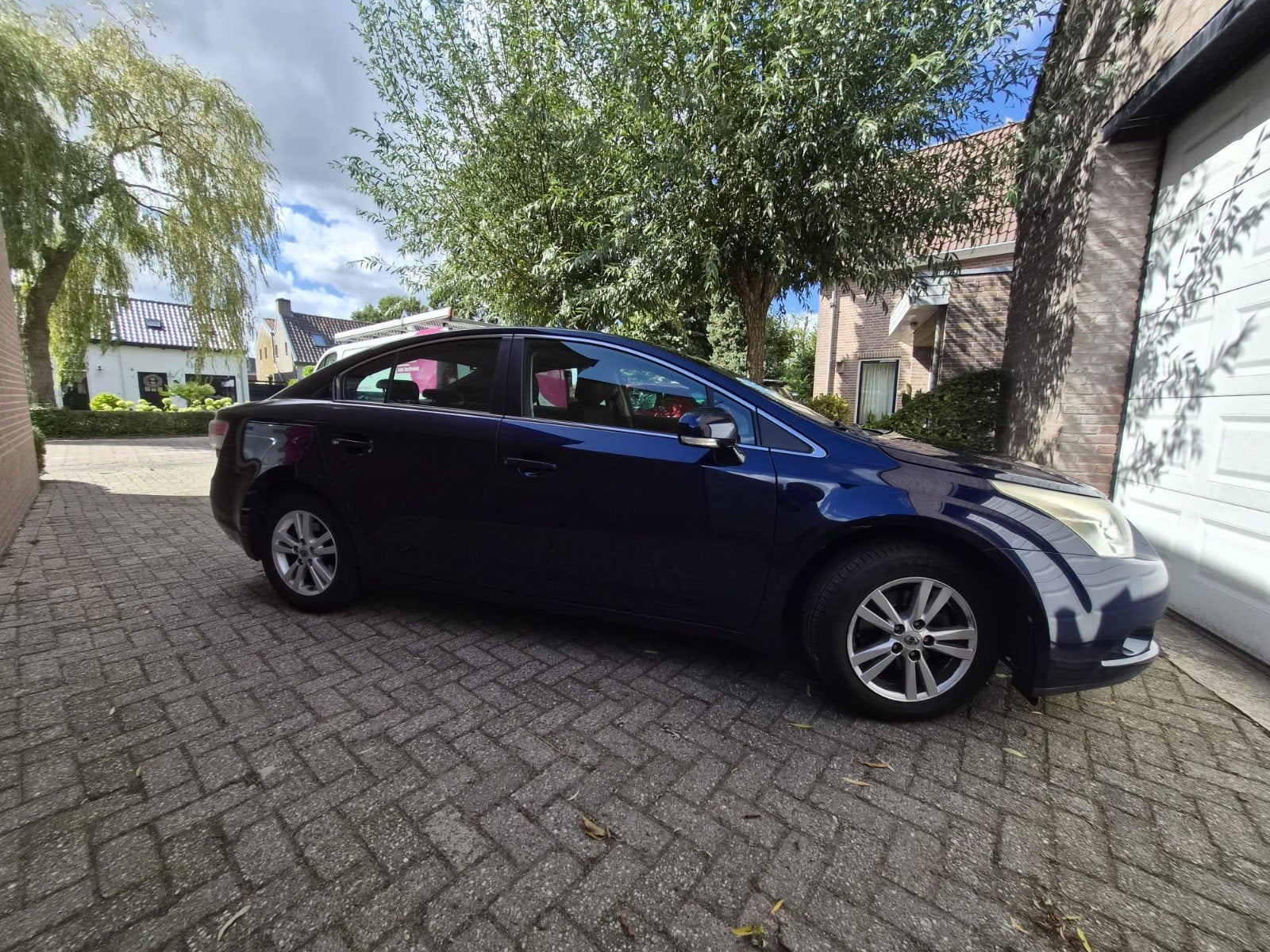 toyota avensis 1.8 benzine, Auto's, Toyota, Stof, Avensis, Zwart, Blauw