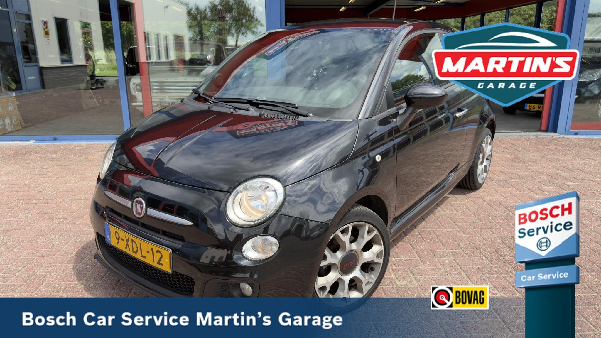Fiat 500 0.9 TwinAir Turbo 500S, Auto's, Voorwielaandrijving, Gebruikt, Leder en Stof, Origineel Nederlands