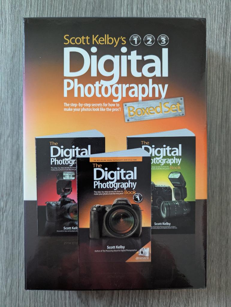 Scott Kelby's Digital Photography Boxed Set, Boeken, Ophalen of Verzenden, Zo goed als nieuw, Fotografen