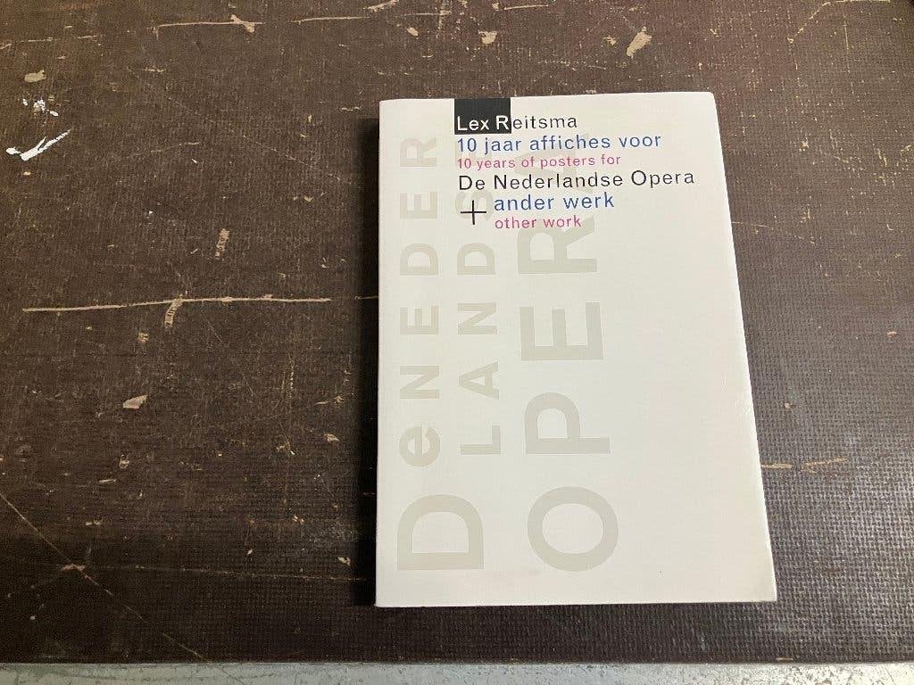 grafische vormgeving Reitsma affiche Nederlandse opera, Verzenden, Zo goed als nieuw, Grafische vormgeving