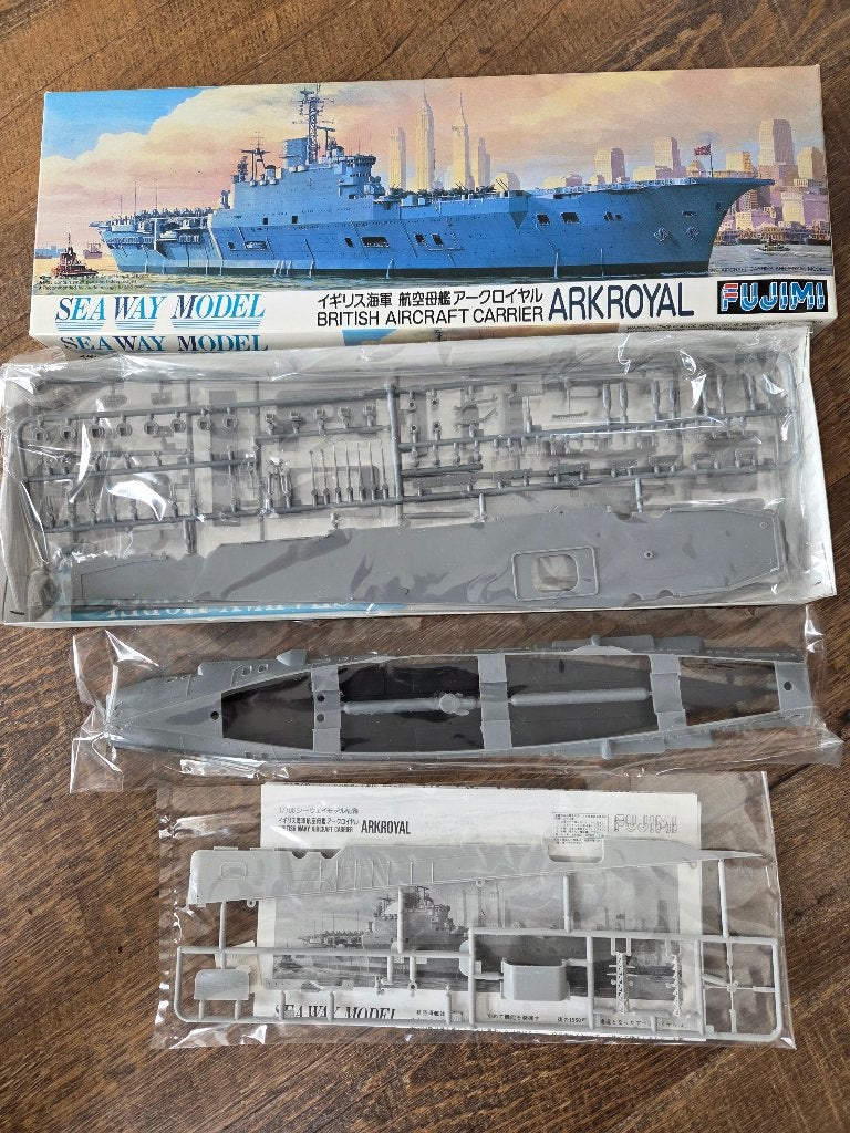 plastic modelbouw schepen, hms nelson, ark royal, victorious, Ophalen of Verzenden, Gebruikt, 1:200 of kleiner, Overige merken