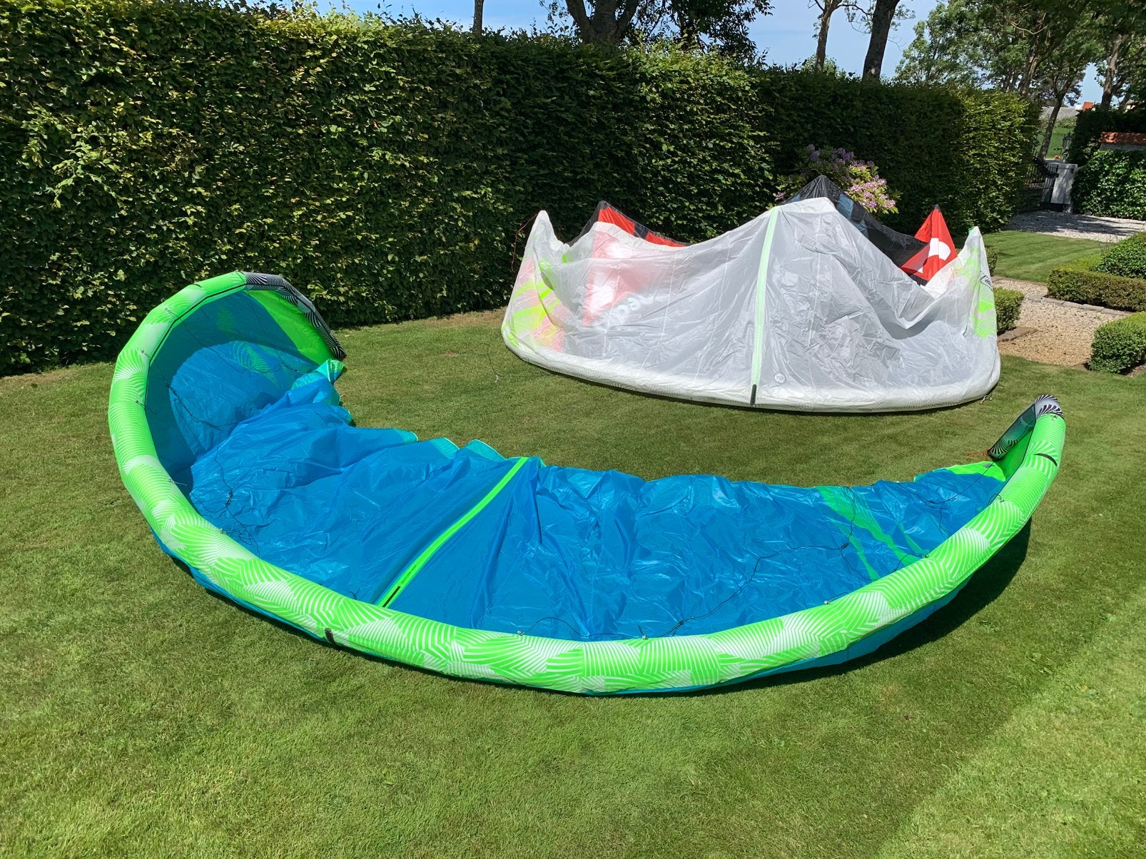 Gong 15m2 struthless kite version 3.0 complete set!, Watersport en Boten, Kitesurfen, Ophalen of Verzenden, Nieuw, 15 m², Kitesurf-set