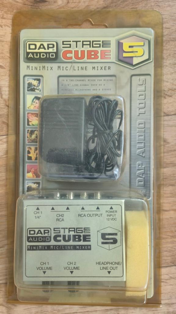 DAP Audio Stage Cube SC-5 MiniMix Mic/Line Mixer, Ophalen of Verzenden, Nieuw