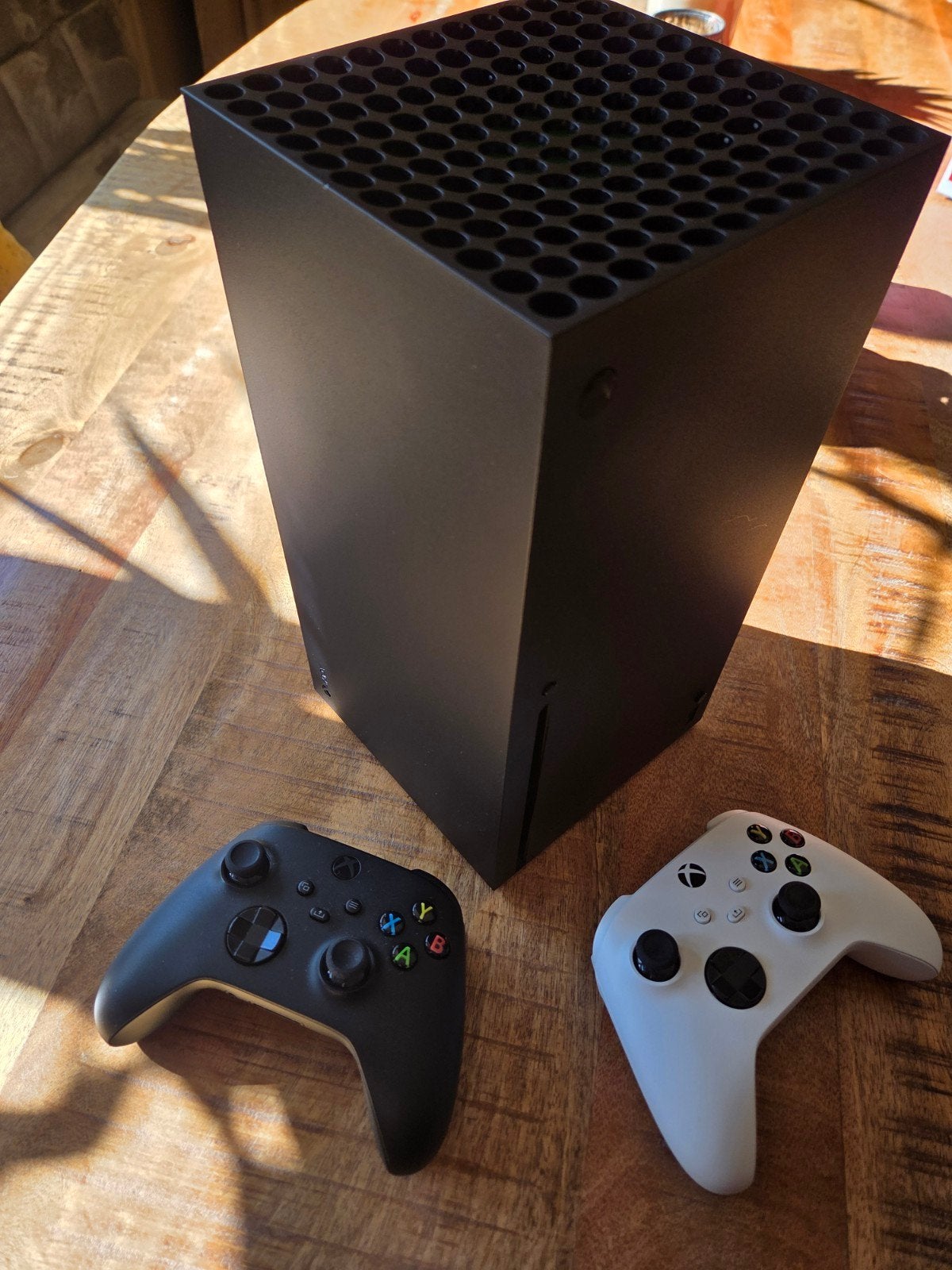 Xbox Series X 1TB zgan incl. 2 controllers, Spelcomputers en Games, Ophalen, Zo goed als nieuw