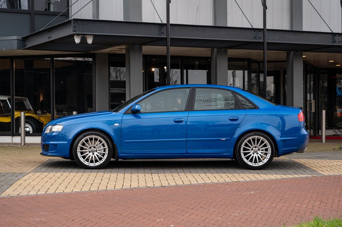 Audi A4 2.0 TFSI QUATTRO DTM (bj 2005), Auto's, Audi, Gebruikt, 4 cilinders, Blauw, A4