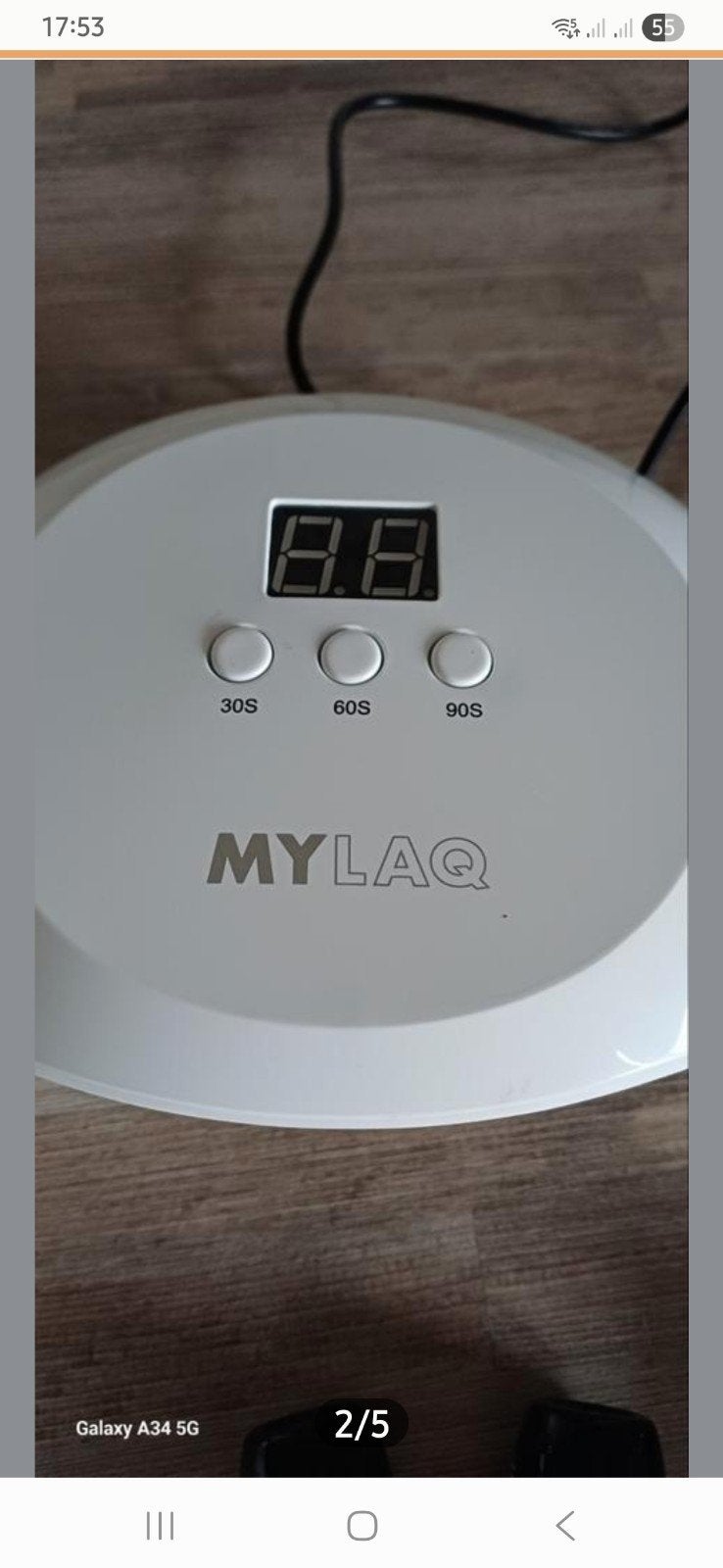 Mylaq gelnagel set - compleet en zo goed als nieuw, Ophalen of Verzenden