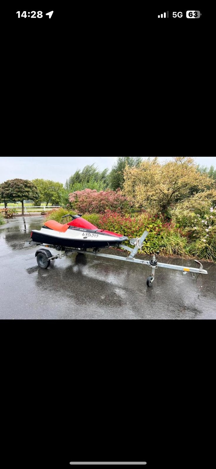Waterscooter Yamaha waverunner, Ophalen of Verzenden, Gebruikt, Benzine
