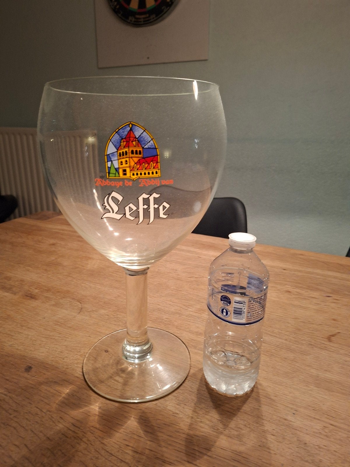 Groot Leffe Bierglas, Bokaal 3 liter!!, Verzamelen, Ophalen, Zo goed als nieuw, Glas of Glazen, Leffe