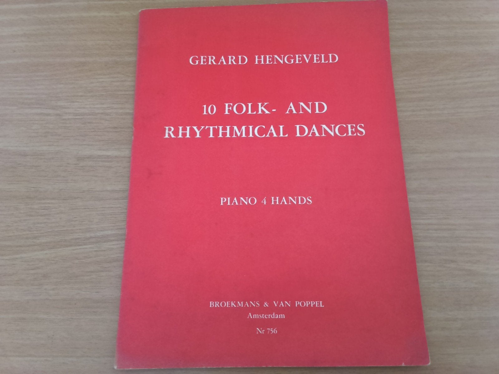 Gerard Hengeveld - 10 Folk- and Rhythmical Dances, Muziek en Instrumenten, Gebruikt, Klassiek, Ophalen of Verzenden, Artiest of Componist