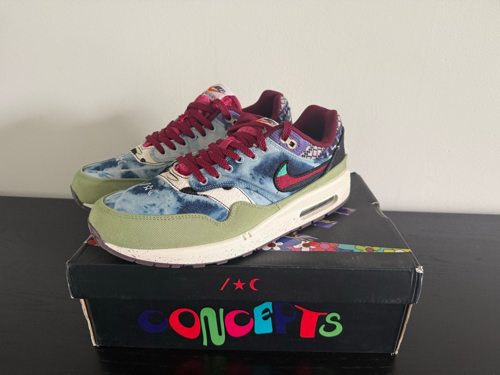 Nike Air Max 1 SP Concepts Heavy Maat 47,5. DN1803-300., Kleding | Heren, Schoenen, Ophalen of Verzenden, Nieuw, Overige kleuren