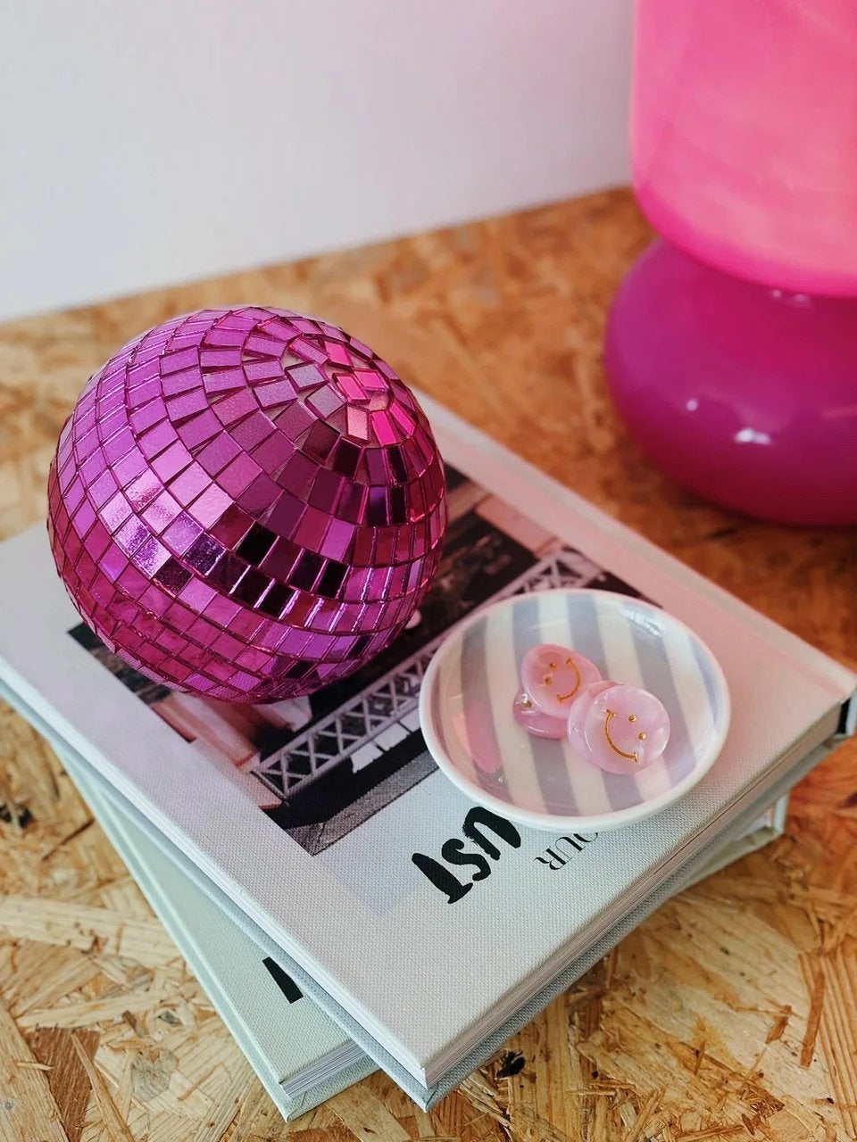 DISCOBAL ROZE | 9 CM (NIEUW), Muziek en Instrumenten, -, -, Discobol, Ophalen of Verzenden