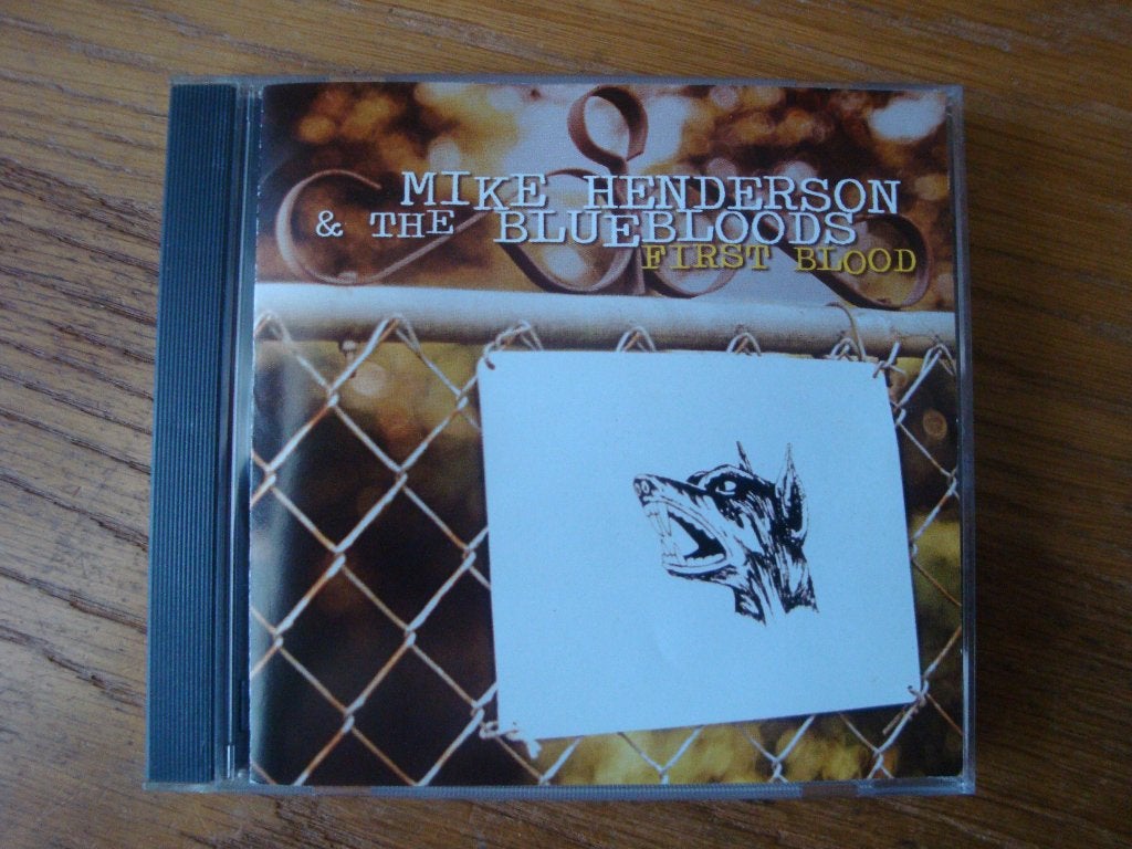 Mike Henderson & The Bluebloods - First Blood (blues rock), Gebruikt, Blues Rock, Ophalen of Verzenden, Inclusief doosje