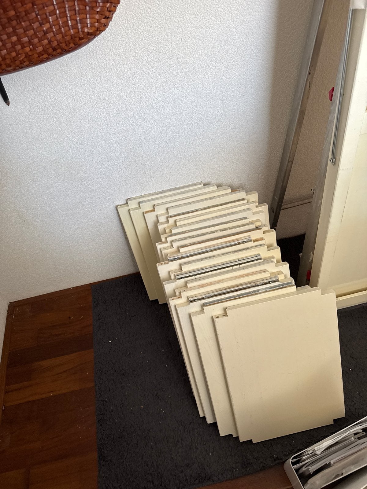 2 IKEA Ivar zijplanken/dragers  43 breed en 30 diep, Ophalen, Gebruikt
