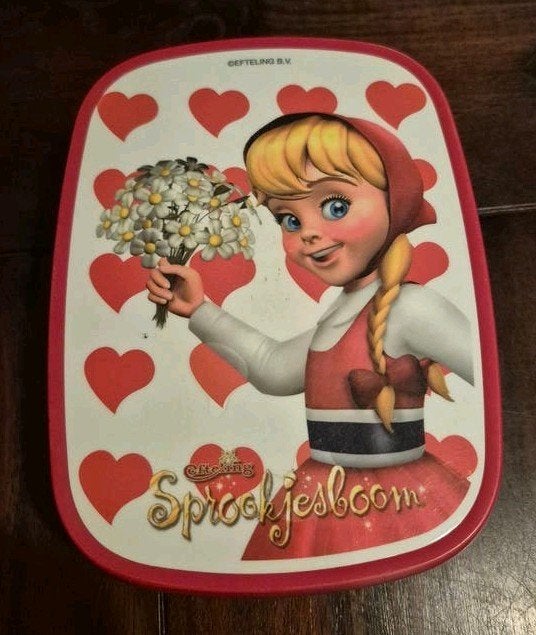 Efteling Roodkapje broodtrommel, Ophalen, Gebruikt, Kunststof, Overige merken