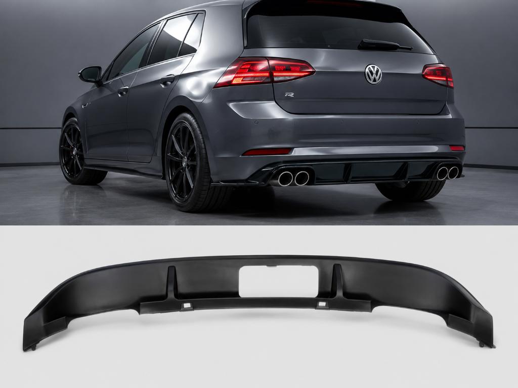 Golf 7 (VII) R line Sport Diffuser Quad Uitlaat, Ophalen of Verzenden, Nieuw, Volkswagen