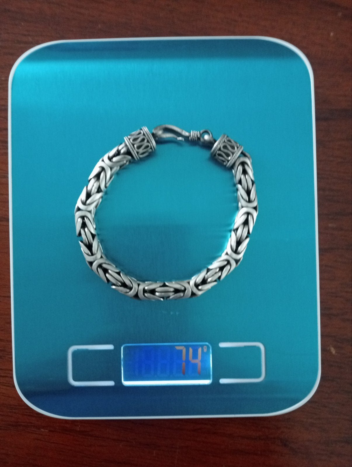 Zilveren Koningsarmband - 925 Sterling Zilver, Verzenden, Zo goed als nieuw, Zilver, Zilver