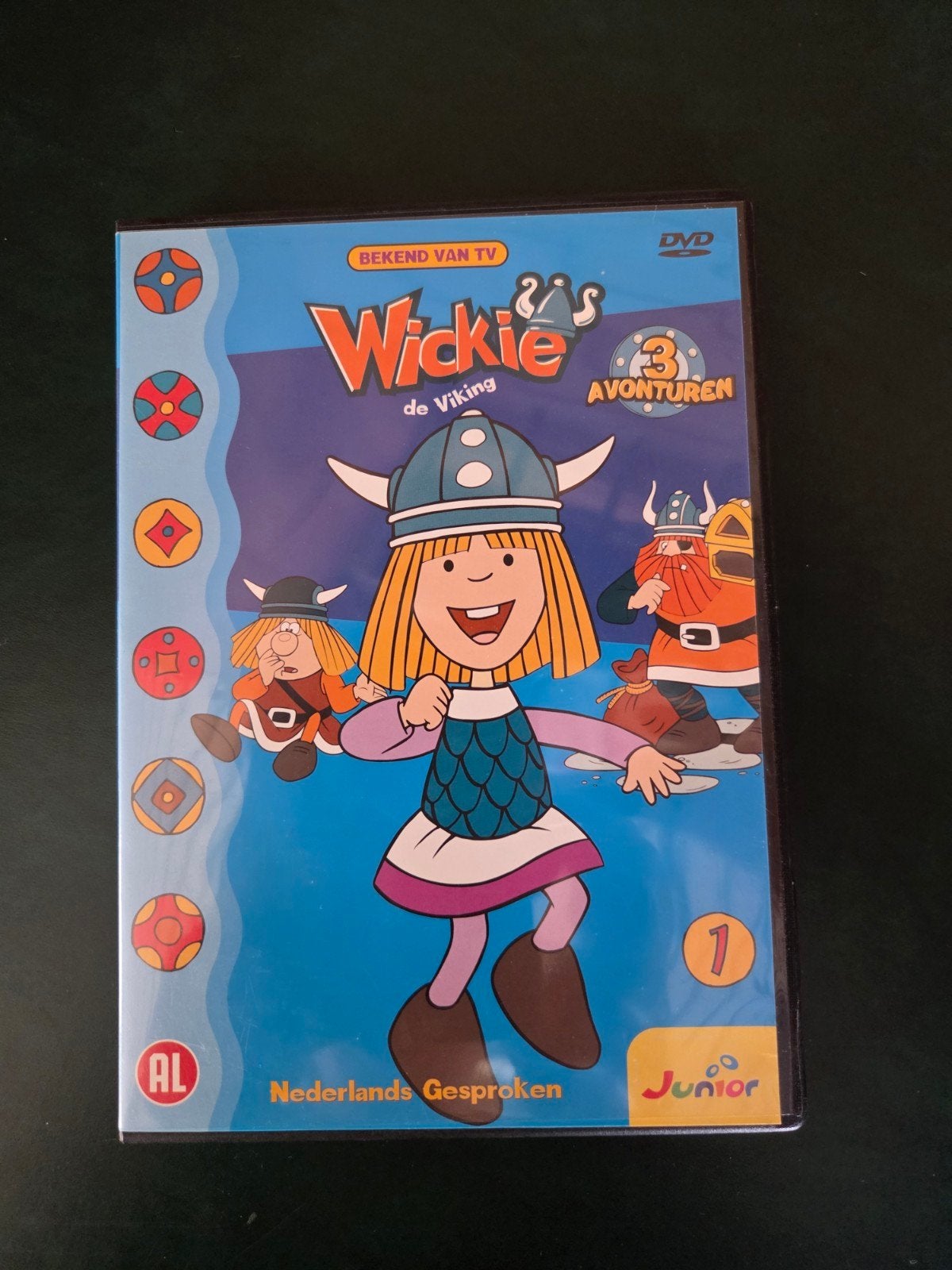 DVD Wickie de Viking - 3 Avonturen (Nederlands Gesproken), Cd's en Dvd's, Dvd's | Kinderen en Jeugd, Gebruikt, Animatie, Alle leeftijden