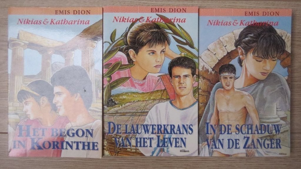 3 Christelijke romans: Emis Dion, Nikias en Katharina, Ophalen of Verzenden, Zo goed als nieuw