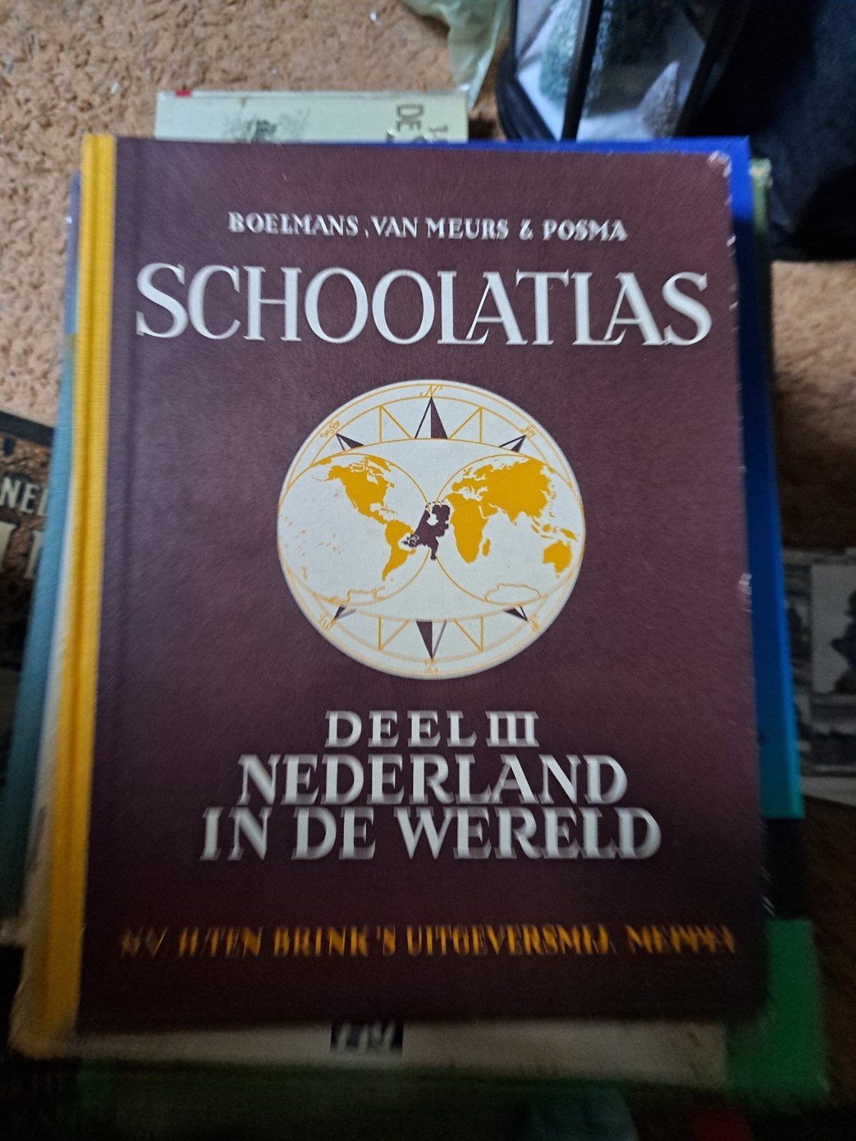 Schoolatlas Deel III: Nederland in de Wereld, Boeken, Gelezen, Overige atlassen, Boelmans, Van Meurs & Posma, Ophalen of Verzenden