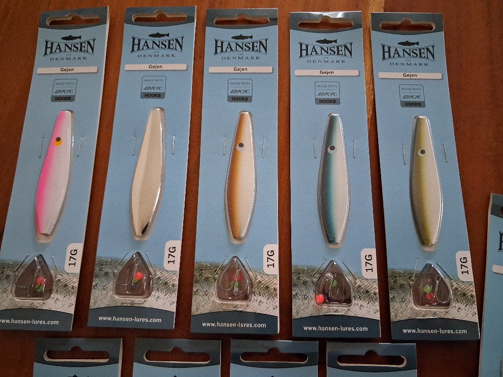Gojen In-line Zeeforel kunstaas (Hansen) in 17 en 21 gram..., Tinstraat, Overige typen, Nieuw, Ophalen of Verzenden