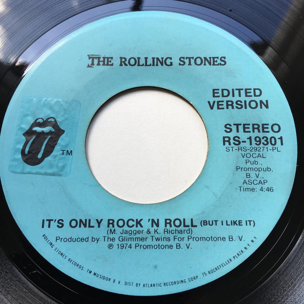 US52 rolling stones it's only rock'n'roll US74PR1 €30 , Cd's en Dvd's, Vinyl Singles, Zo goed als nieuw, Beschermende buitenhoes