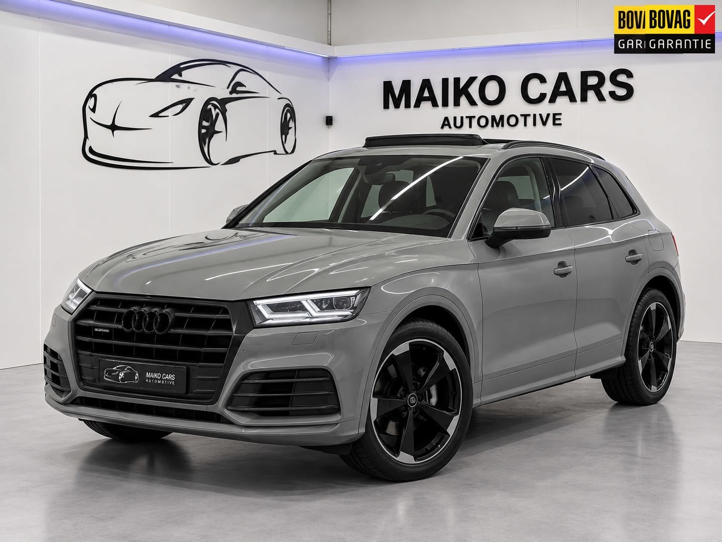 Audi Q5 50 TFSI e Quattro S Edition S-LINE|Luchtvering|ACC|L, Automaat, Dealer onderhouden, Gebruikt, Zwart