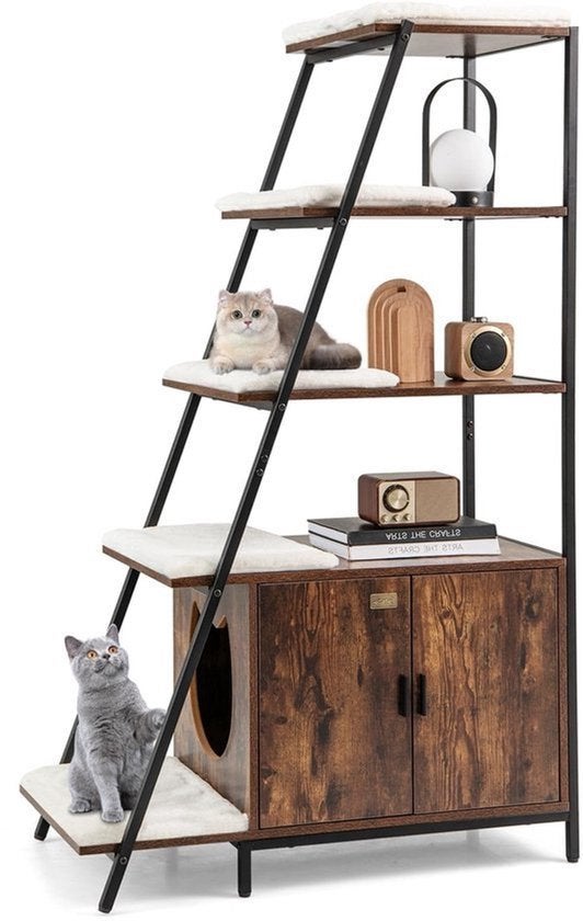 Kattenhuis – Kattenmeubel – Kattenkast – Kattenbakkast, Corvance B.V., Verzenden, Nieuw, Corvancebol@gmail.com