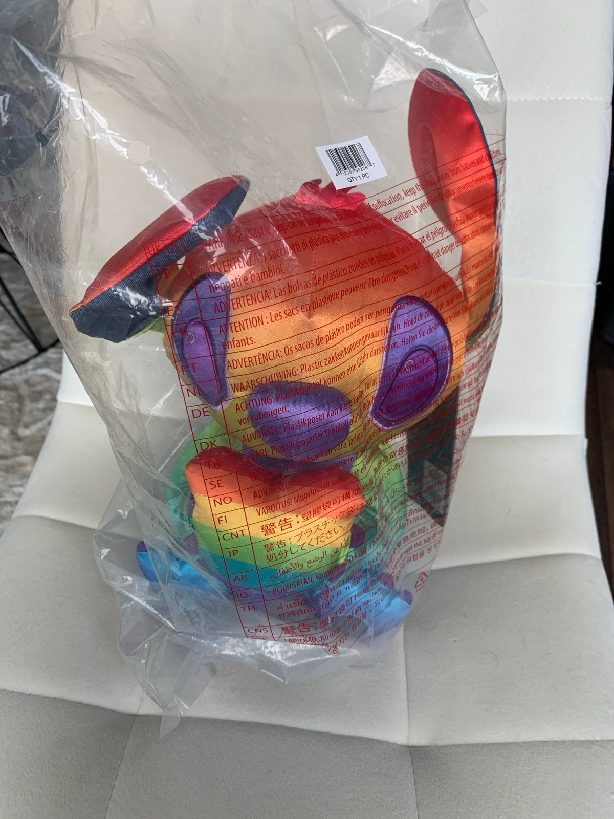 Disney Pride Collection Stitch Knuffel - Nieuw, Disney, Overige typen, Nieuw, Ophalen of Verzenden