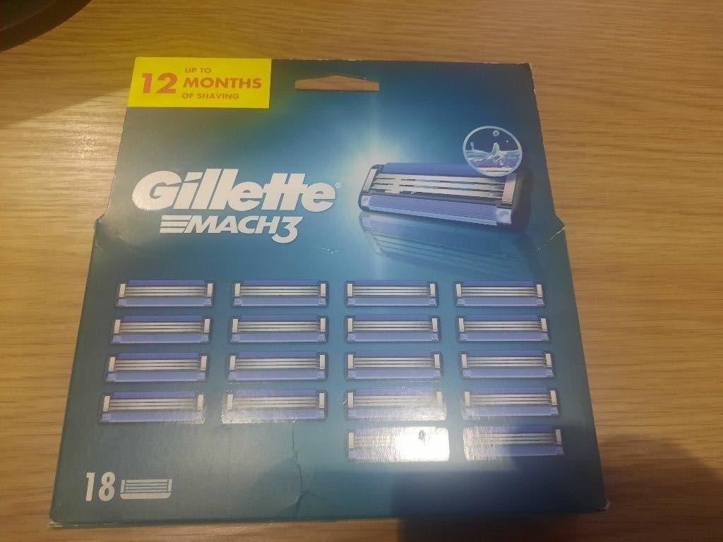 Gilette mach 3 scheermesjes, Ophalen of Verzenden, Nieuw, Gehele gezicht