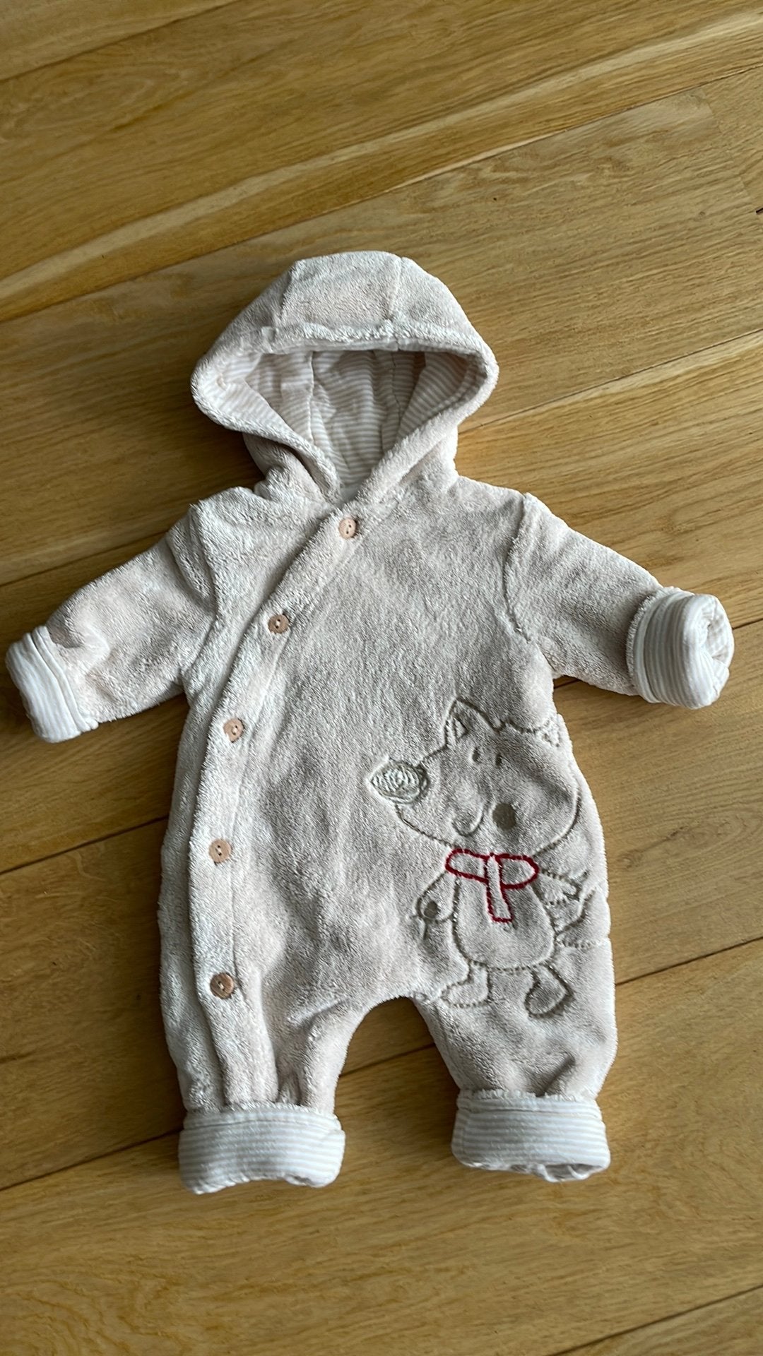 Baby Onesie maat 56 zgan, Ophalen, Zo goed als nieuw, Jongetje of Meisje, Pakje