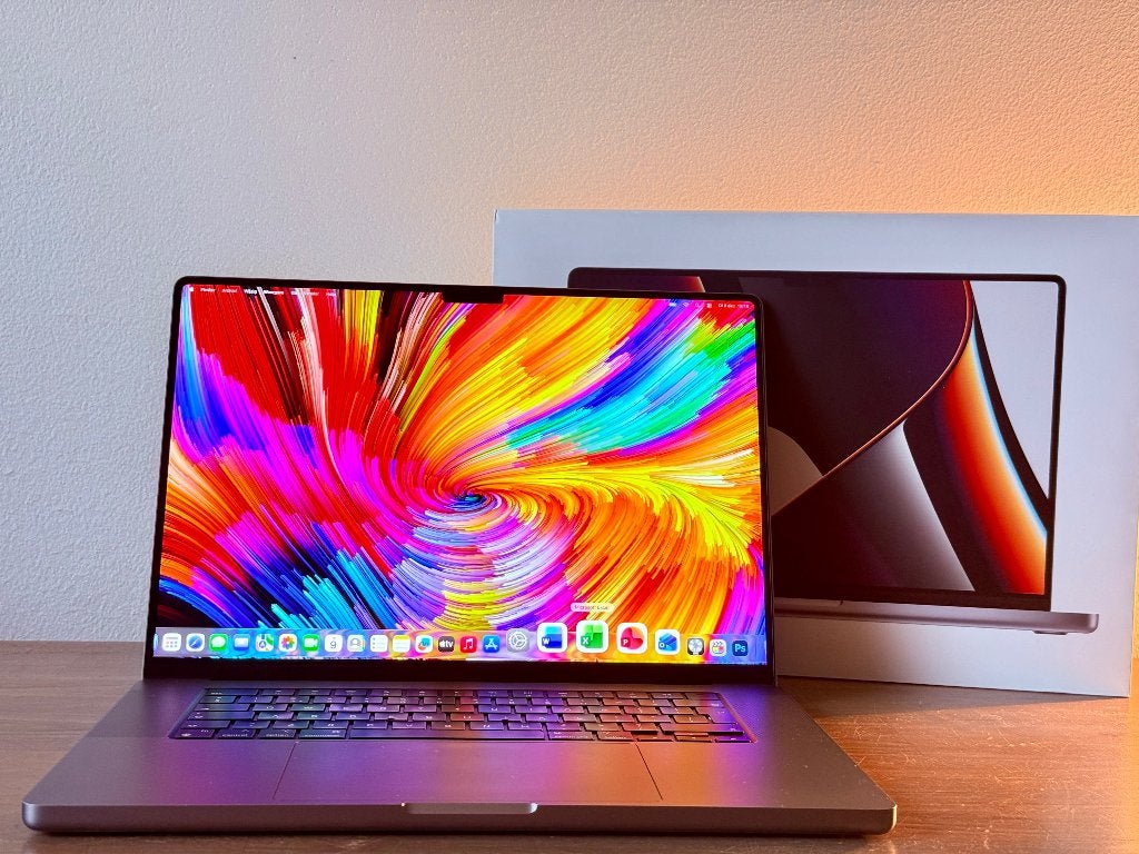 MacBook Pro 16 inch M1 Pro 16GB Ram 512GB SSD + EXTRA'S, Qwerty, 512 GB, Zo goed als nieuw, 16 inch