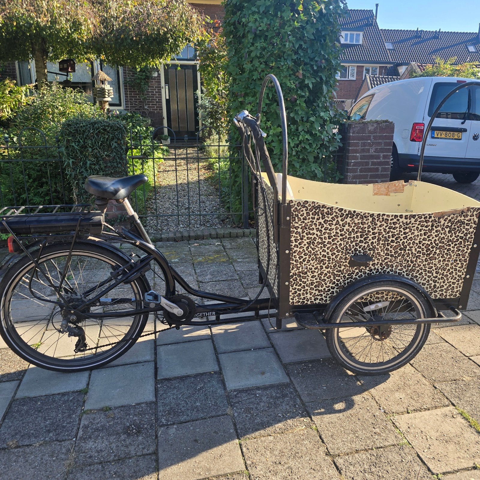 Elektrische Bakfiets All2gether, Fietsen en Brommers, Ophalen, Zo goed als nieuw, 4 kinderen of meer, Overige merken