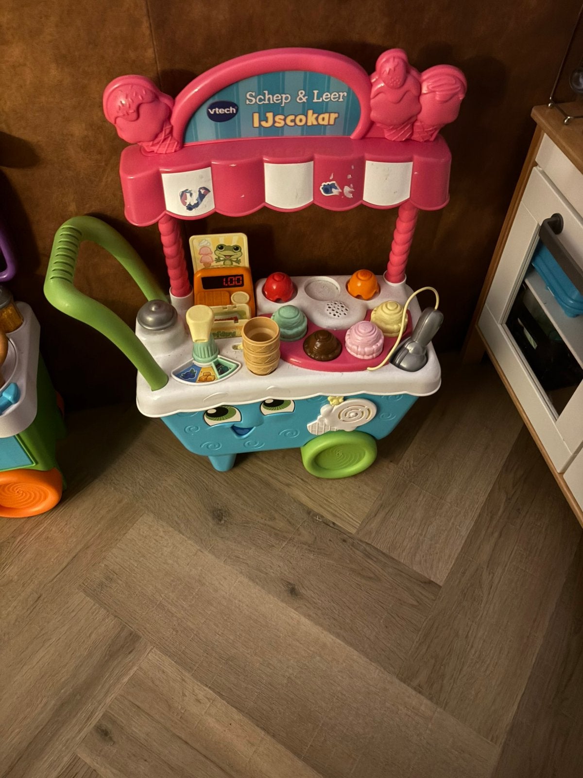 Vtech ijsco kar, Ophalen of Verzenden, Zo goed als nieuw, 6 maanden tot 2 jaar