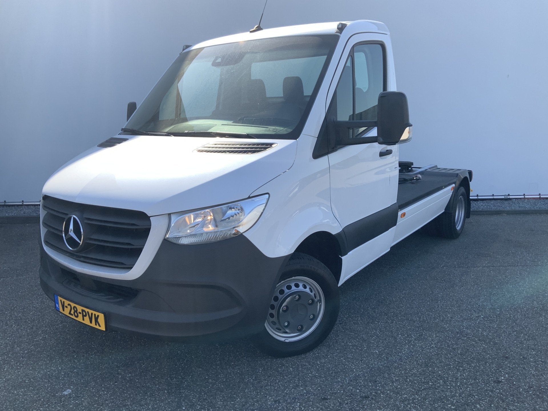 Mercedes-Benz Sprinter 519 3.0 CDI L2 B.E Trekker Airco 3 Zi, Auto's, Start-stop-systeem, Euro 6, 190 pk, Wit