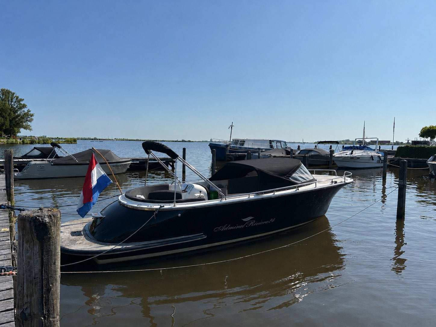 Admiral Rivièra 24 sloep 7,30m 42pk boegschroef diesel, Watersport en Boten, Motorboten en Motorjachten, Gebruikt, Binnenboordmotor