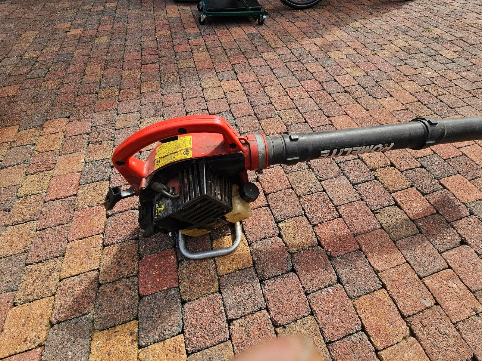 Homelite bladblazer op benzine - Startproblemen, Ophalen, Benzine, Gebruikt, Homelite