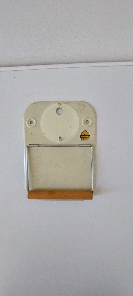 Vintage Brabantia  toilet wc rol houder crème jaren '60/'70, Eu, Eu, Wit, Overige typen