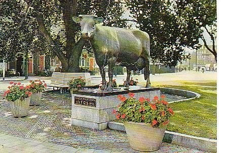 Ansichtkaart 	Leeuwarden	Ús Mem	Mon. Fries Rundvee Stamboek, Verzenden, 1960 tot 1980, Gelopen, Friesland