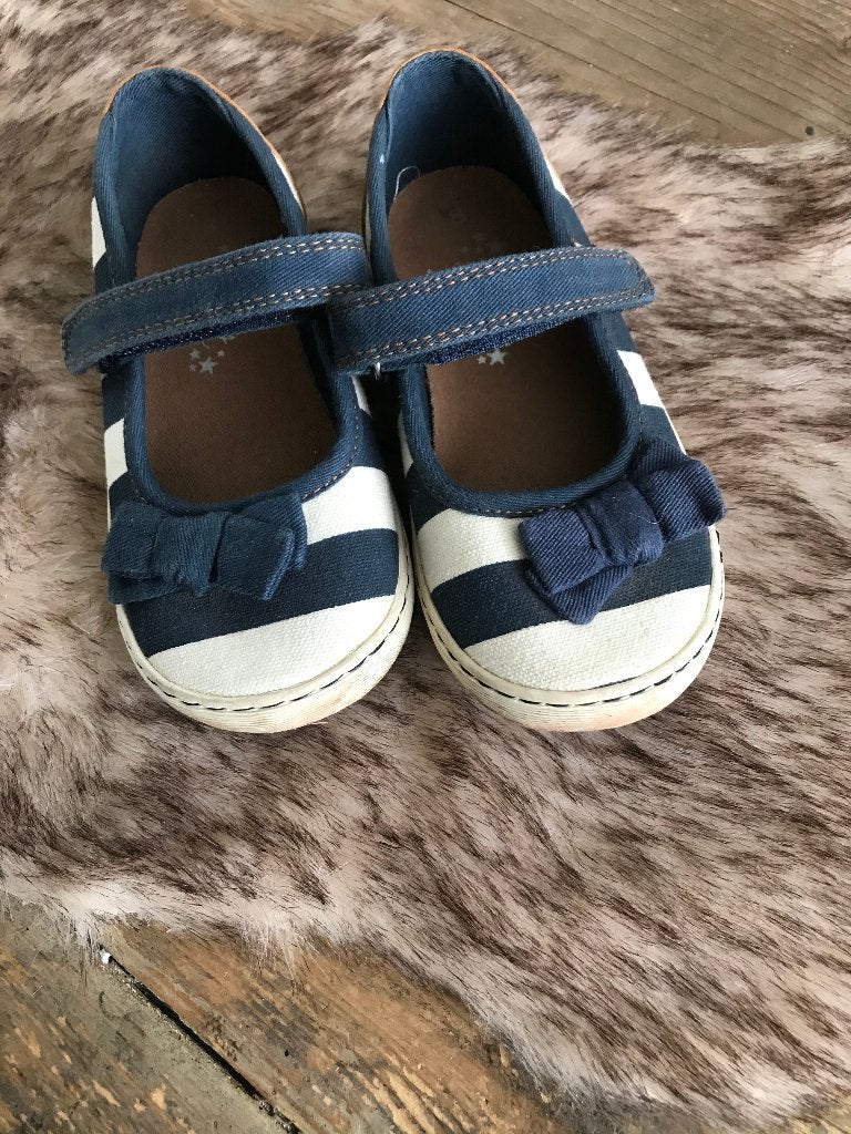 stoffen gestreepte schoentje (Next) 26, Gebruikt, Meisje, Schoenen, Ophalen of Verzenden