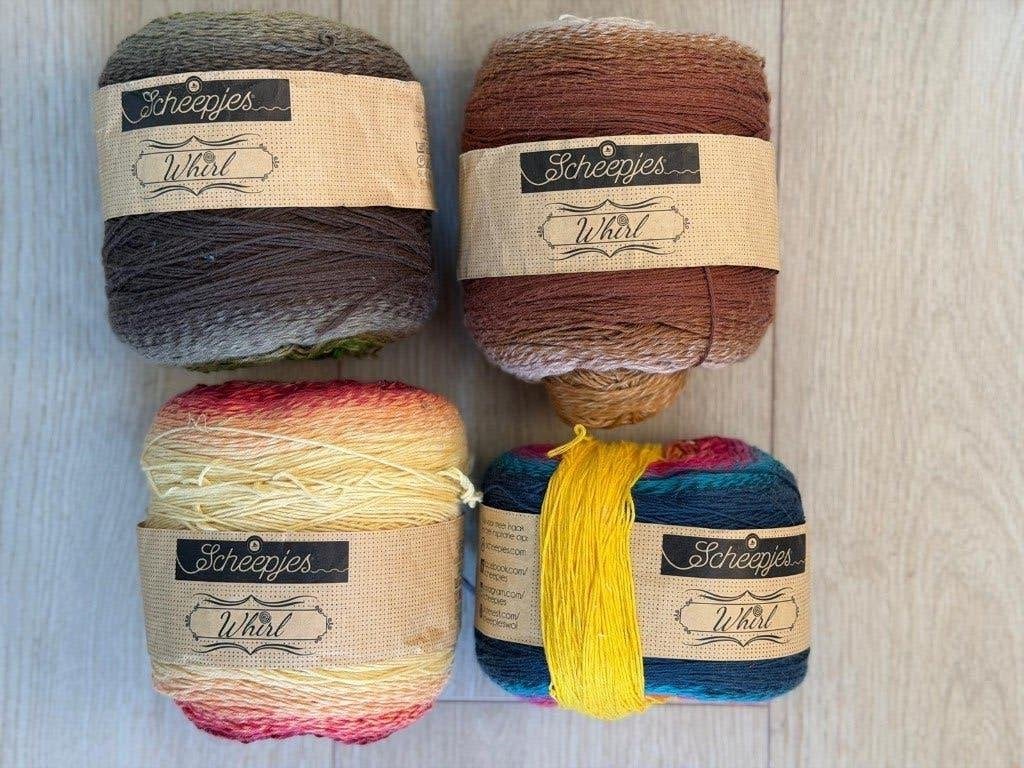 Scheepjes Whirls 4x, Ophalen of Verzenden, Zo goed als nieuw, Breien of Haken, Wol of Garen