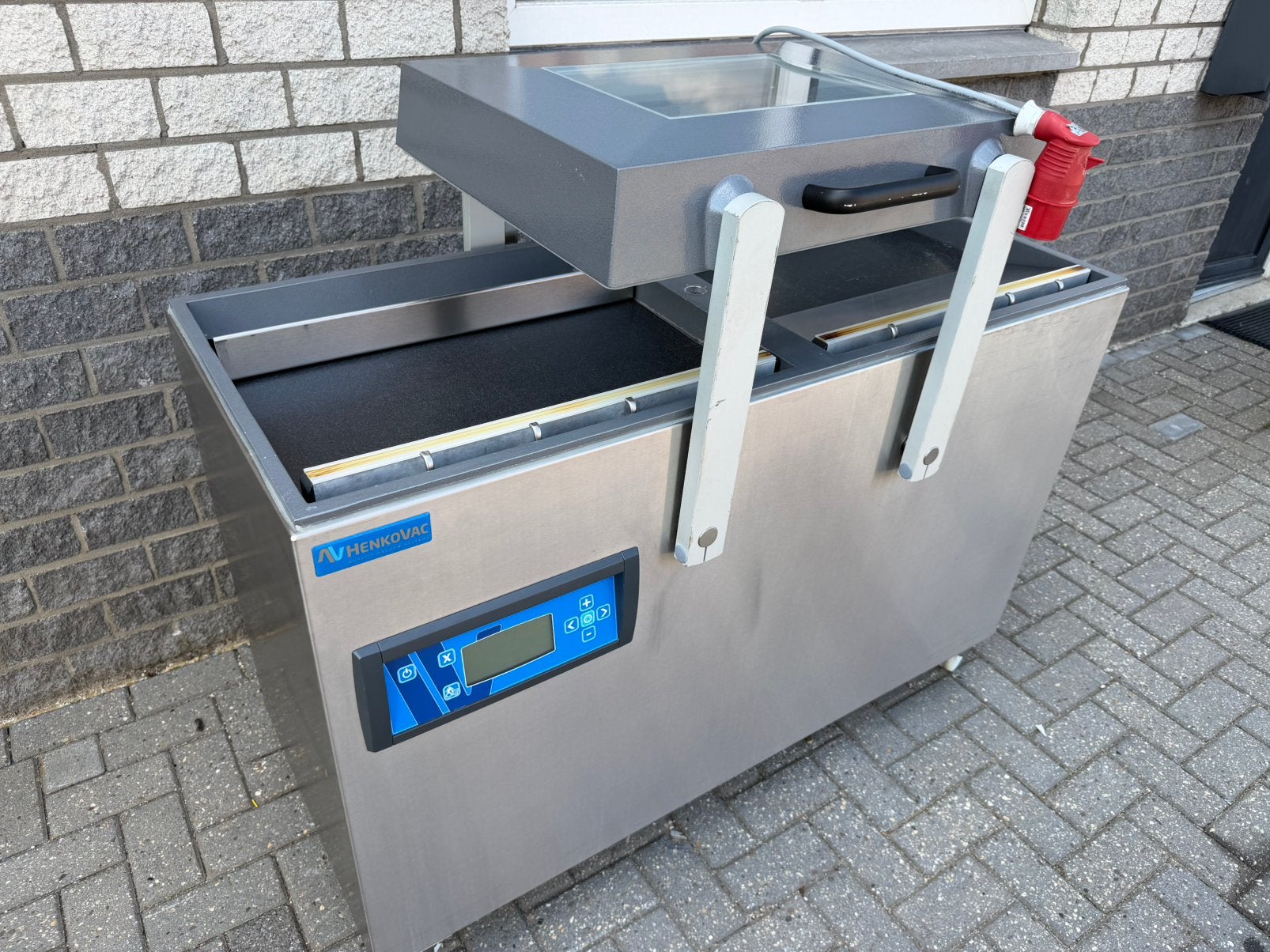 Vacuummachine lintzaag mengmachine gehaktmolen stopbus, Ophalen of Verzenden